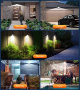 MEIKEE 60W Security Lights Outdoor PIR Motion Sensor Floodlight IP66